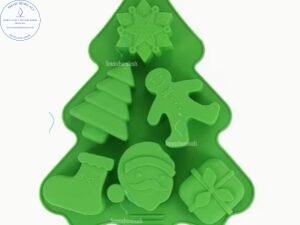 MOLDES de Estrella, Bota, Santa, Muñeco, Árbol de Navidad E107