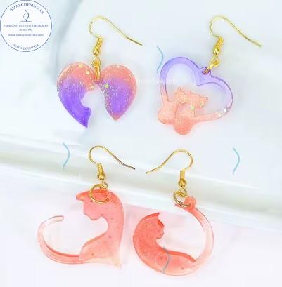 MOLDES de Gato para Pendientes M762 - Imagen 2