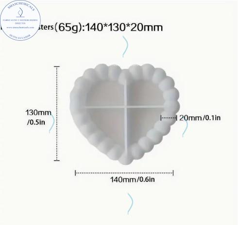 MOLDES de Bandeja con forma de Corazón M772 - Imagen 2