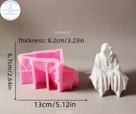 MOLDES de Hombre de capa misteriosa M786 - Imagen 2