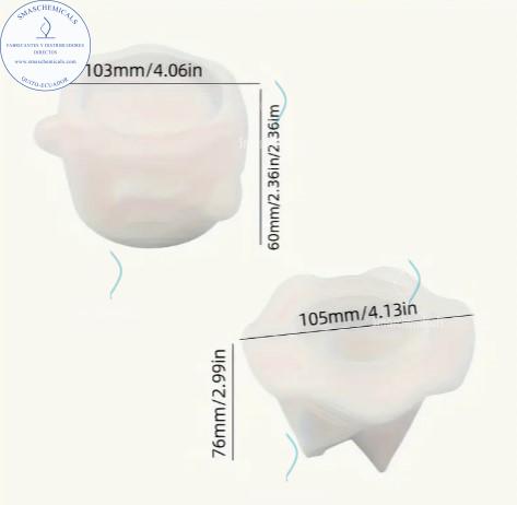 MOLDES De Sombrero de bruja, estrella y caldero M789 - Imagen 2