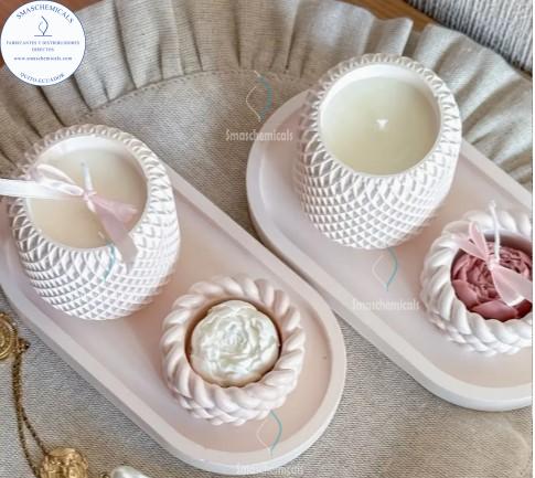 MOLDES Juego de Bandeja ovalada, Portabelas con forma de rejilla M798