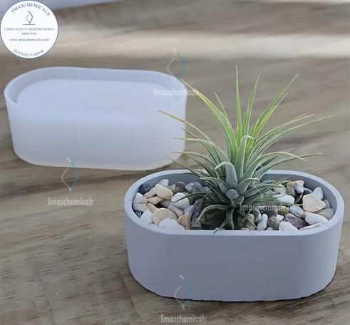 MOLDES de Maceta Rectangular y Ovalada M827