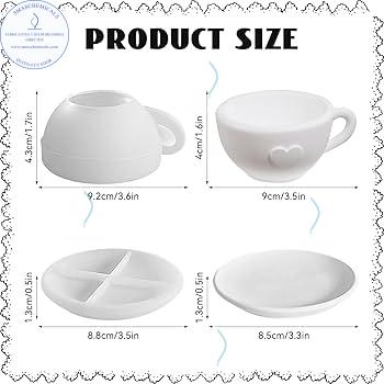 Moldes de taza con corazón M794 - Imagen 2