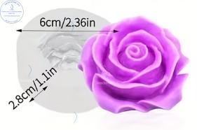 MOLDE de Rosa W539 - Imagen 2