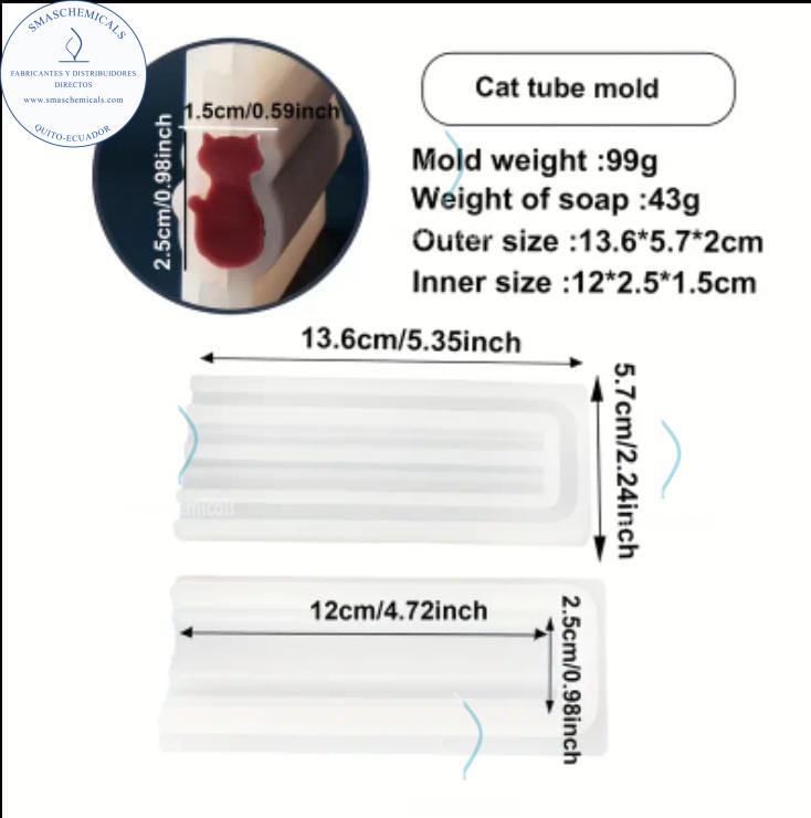 MOLDES de Tubo de Gato M775