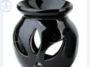 QUEMADOR DE CERAMICA BLANCO PARA WAX MELTS, ACEITES ESENCIALES Q-001