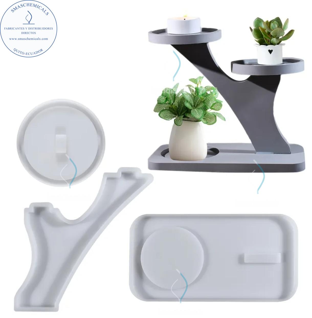 MOLDE soporte para velas, macetas y estanterías de almacenamiento M548