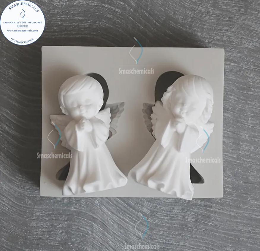 MOLDE angel 2D de dos cavidades M557