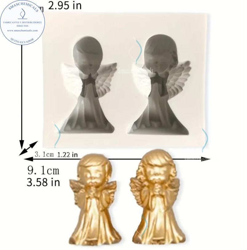 MOLDE angel 2D de dos cavidades M557 - Imagen 2