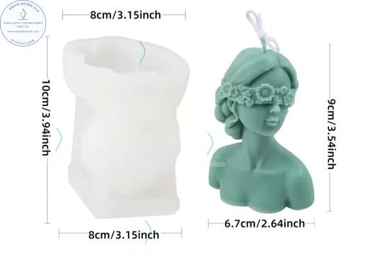 Molde de Silicona Ninfa, mujer M592
