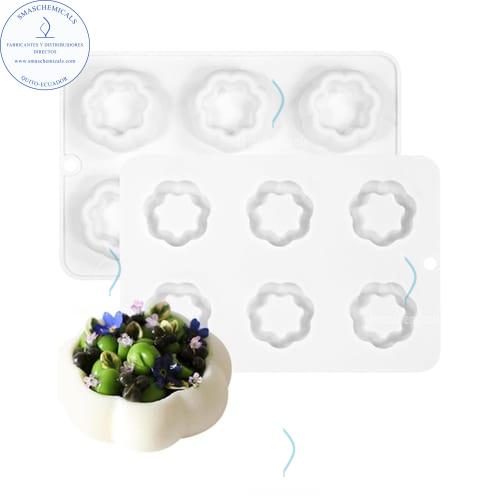 Molde flor para macetas M566 - Imagen 4
