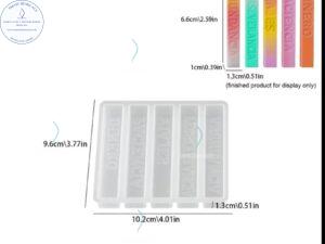 Molde para Barras de Deseos Decorativas M572