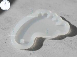 Molde de Silicona de Huella de Pie de Bebé para Llaveros de Resina M583