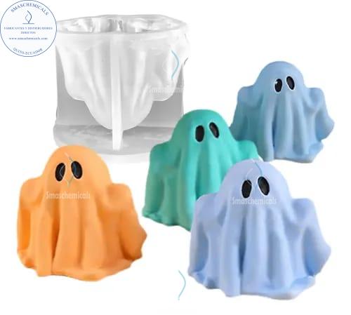 Molde de Silicona 3D de Fantasma de Halloween M588 - Imagen 3