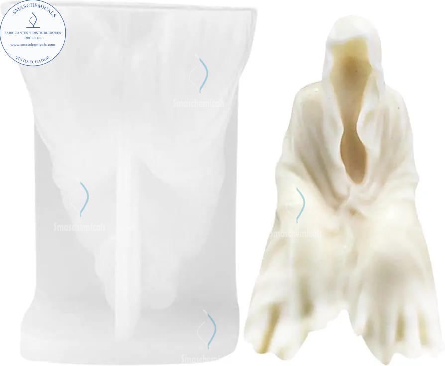 Molde de Silicona 3D de Espectro sin Rostro de Halloween M591 - Imagen 3