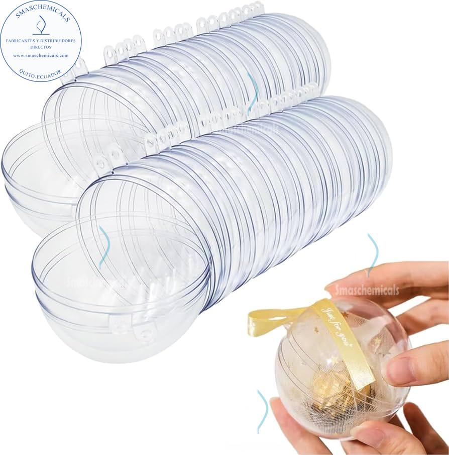 Esferas Plásticas Transparentes de 7,5 cm. - Imagen 4