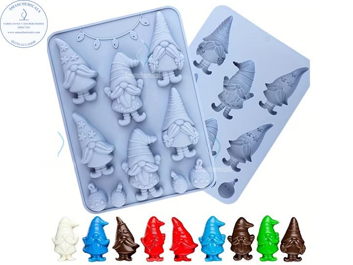 Molde navidad gnomos M618